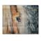 Designart - Close-Up of A Beautiful Horses Eye II - Farmhouse Print on Natural Pine Wood